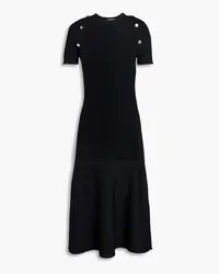 3.1 phillip lim Button-embellished knitted midi dress - Blue Blue