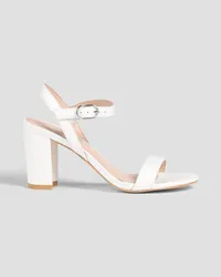 Stuart Weitzman Dancer 75 leather sandals - White White