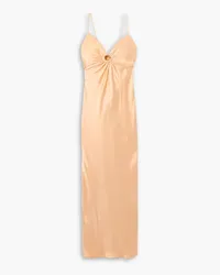 Stella McCartney Satin maxi dress - Neutral Neutral