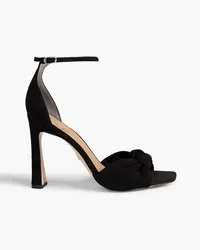 Sam Edelman Lucia knotted suede sandals - Black Black