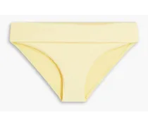 Provence ribbed low-rise bikini briefs - Yellow