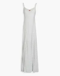 Missoni Metallic crochet-knit maxi dress - Metallic Metallic