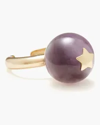 Zimmermann Gold-tone amethyst ring - Purple Purple