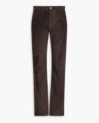 TOD'S Suede pants - Brown Brown