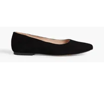 Angie suede ballet flats - Black