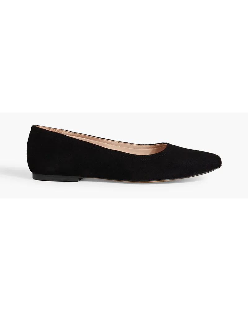 Iris & Ink Angie suede ballet flats - Black Black