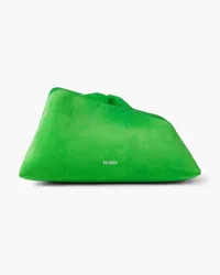 ATTICO 8.30 PM suede clutch - Green Green