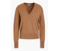 Wool-blend sweater - Brown
