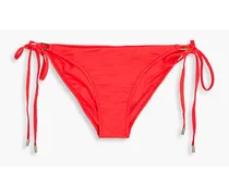 Low-rise bikini briefs - Red