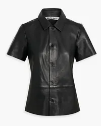 Walter Baker Eros leather shirt - Black Black