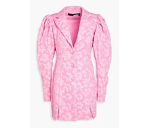 Cloqué blazer - Pink