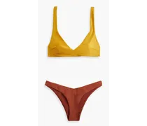 Two-tone bikini - Yellow