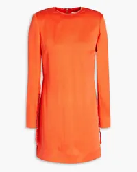 SEMSEM Aisha silk-twill mini dress - Orange Orange