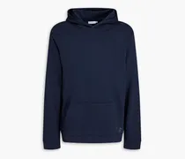 French cotton-terry hoodie - Blue