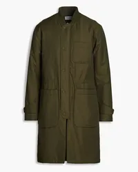 Officine Generale Winston padded cotton-blend twill parka - Green Green