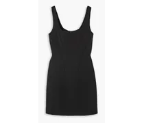 Crepe mini dress - Black