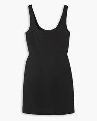 Balmain Crepe mini dress - Black Black