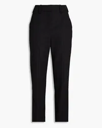 Balmain Grain de poudre wool tapered pants - Black Black