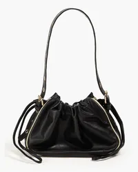 RED Valentino Leather shoulder bag - Black Black