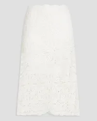 Maje Macramé lace skirt - White White