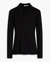 BITE Studios Ribbed Lyocell-blend jersey shirt - Black Black