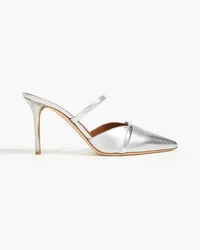 Malone Souliers Frankie 85 metallic leather mules - Metallic Metallic