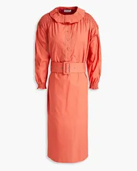 Hofmann Copenhagen Brielle organic cotton-poplin midi shirt dress - Orange Orange