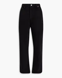 RE/DONE 90s high-rise straight-leg jeans - Black Black