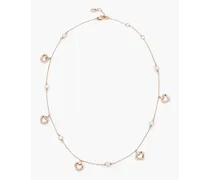 Rose gold-tone freshwater pearl necklace - Neutral