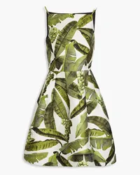 Oscar de la Renta Jacquard dress - Green Green