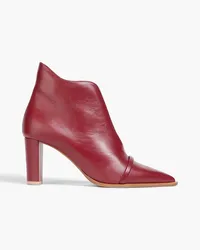 Malone Souliers Clara 70 leather ankle boots - Burgundy Burgundy