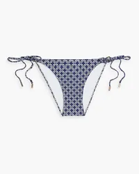 Melissa Odabash Key West printed triangle bikini top - Blue Blue