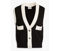 Knitted vest - Black