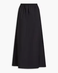 By Malene Birger Maryl cotton-poplin midi skirt - Black Black