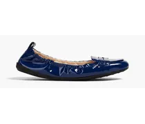 Patent-leather loafers - Blue