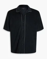 Rag & Bone Avery cotton-blend terry shirt - Black Black