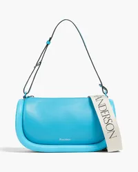 J.W.Anderson Pebbled-leather shoulder bag - Blue Blue