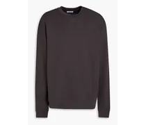 French cotton-terry sweatshirt - Gray