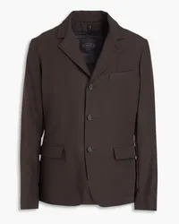 TOD'S Cotton-sateen blazer - Brown Brown