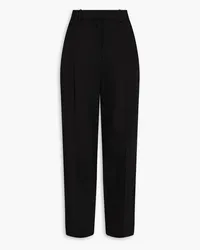 Totême Crepe tapered pants - Black Black