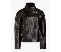 Shona leather biker jacket - Black