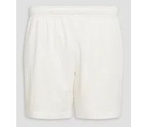 Aau perforated jersey shorts - White