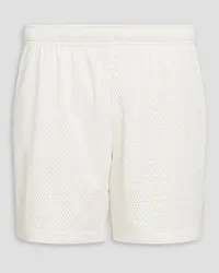 John Elliott + Co Aau perforated jersey shorts - White White