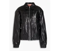 Arnold quilted leather jacket - Black