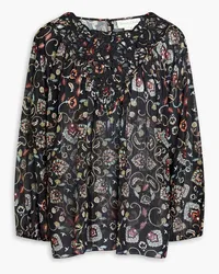 Sachin & Babi Dylan paisley-print georgette blouse - Black Black