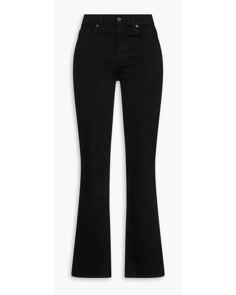 Kimmie mid-rise straight-leg jeans - Black