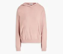 Wool and cashmere-blend hoodie - Pink