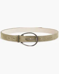 Brunello Cucinelli Suede belt - Green Green