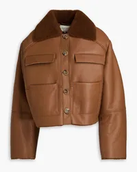 Loulou Studio Bugur shearling jacket - Brown Brown