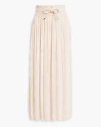 A.L.C. Everly plissé-woven maxi skirt - Pink Pink